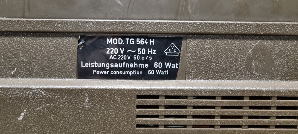 Magnetofon szpulowy SABA HIFI TG-564.