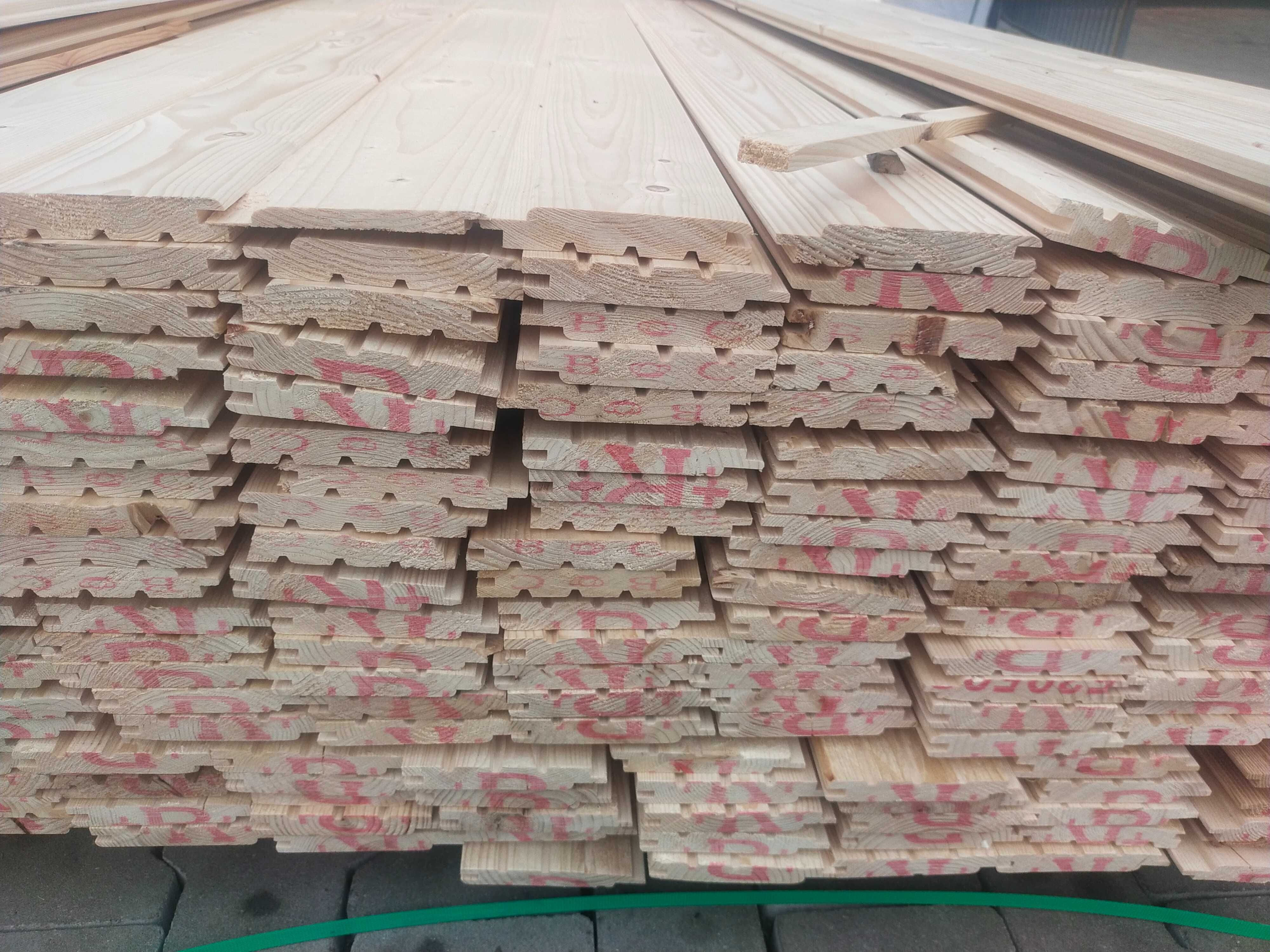 Boazeria świerkowa 19x121  długość 4,00mb profil softline