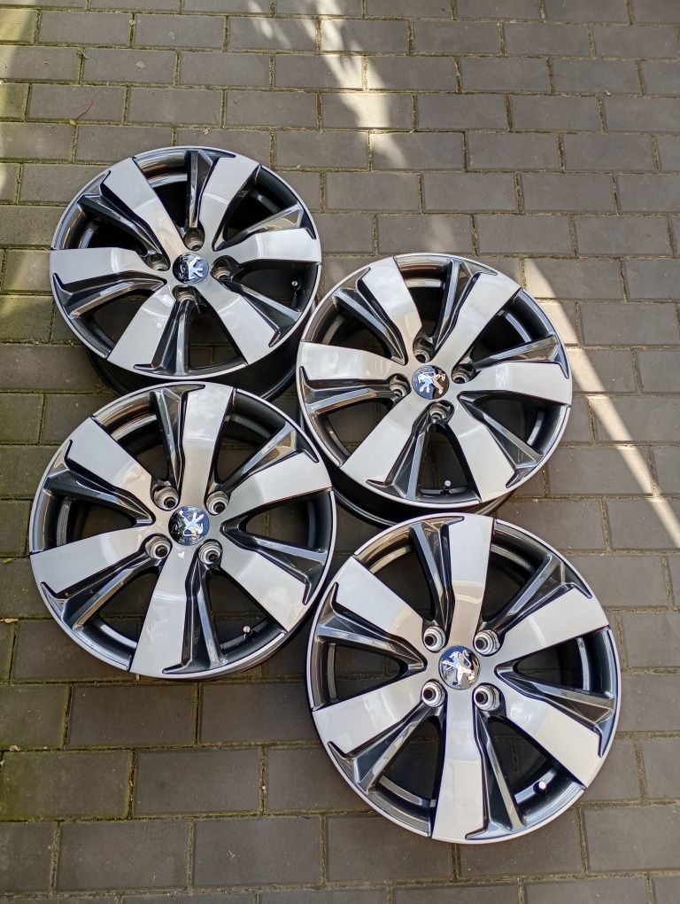 Alufelgi Peugeot 2008 r16 4x108 kolor ciemny grafit