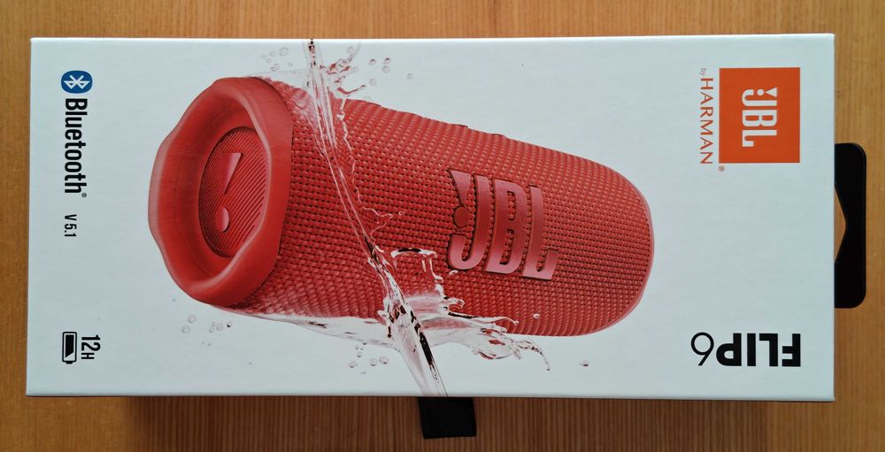 głośnik JBL GO FLIP 6 red czerwony - Najtaniej - 100% NOWY, ORYGINAŁ