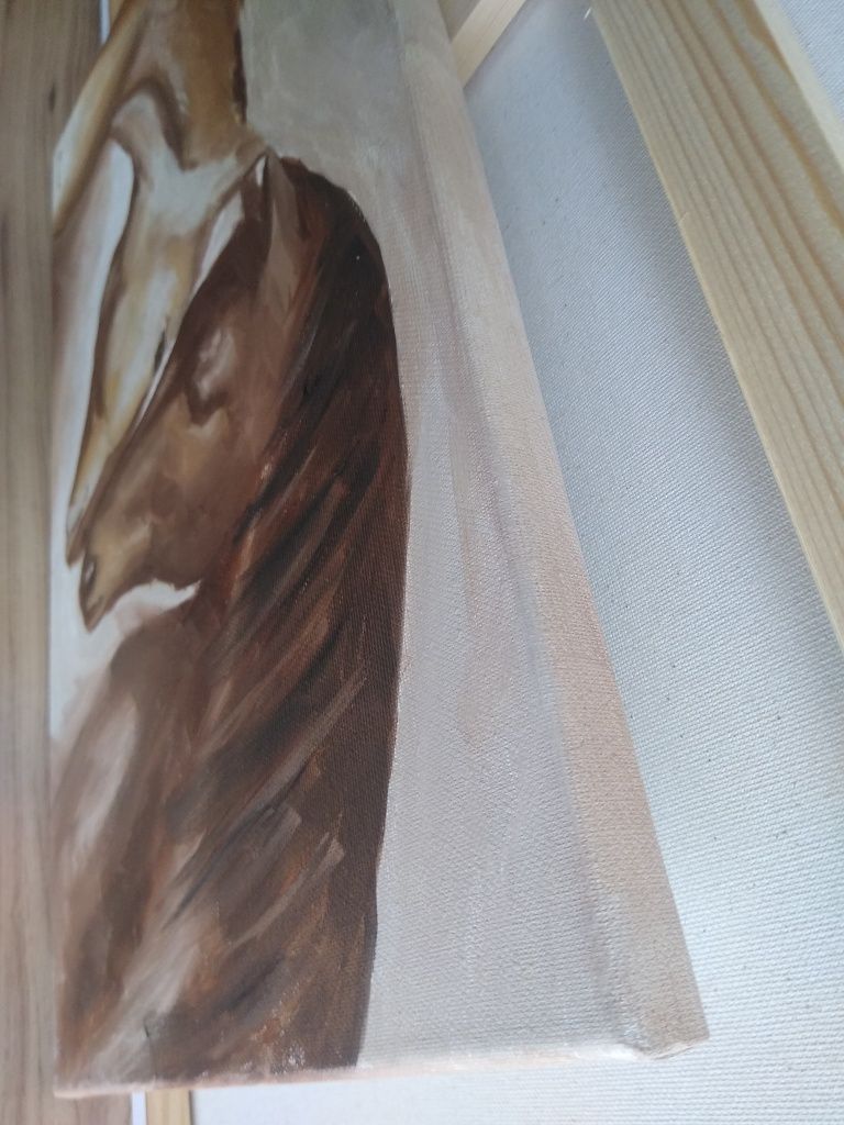 Obraz olejny na płótnie konie