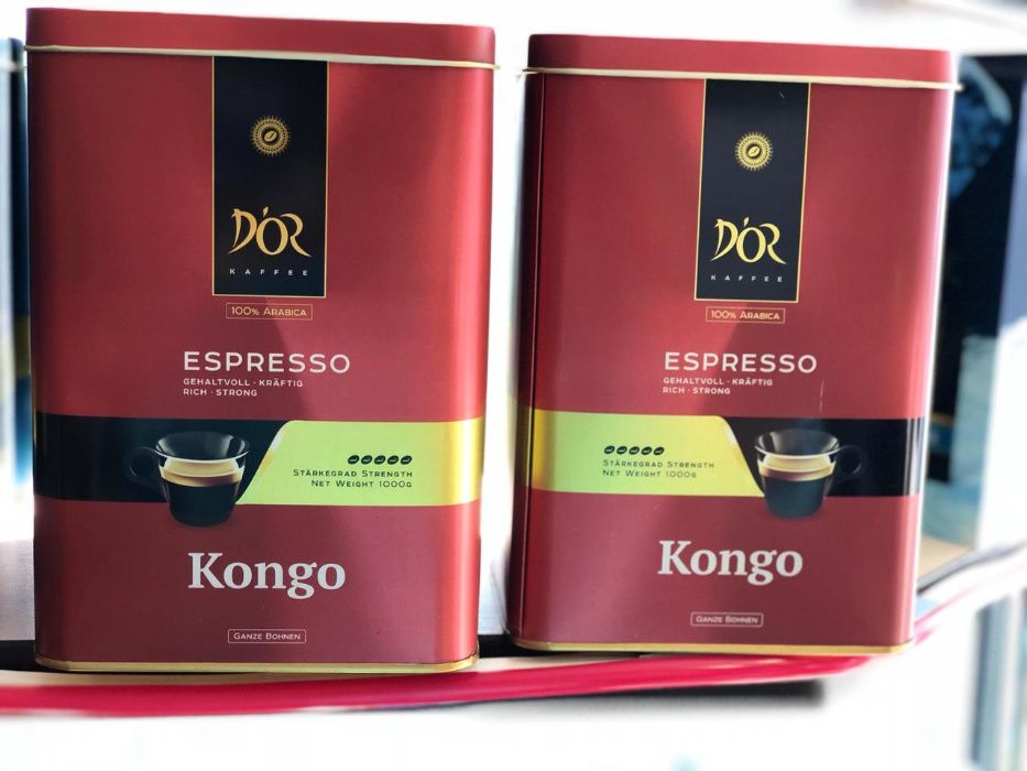 Кофе в зернах D`or Kongo Espresso ( Кофе Дор Конго ) 1000гр.Швейцария