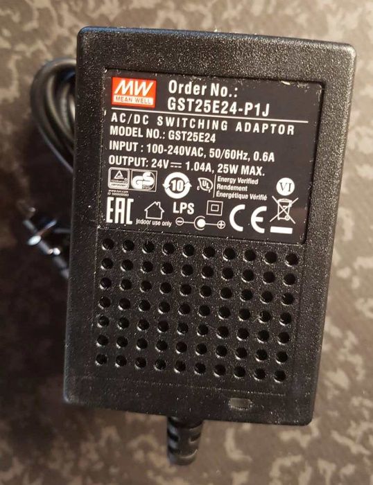 Transformador MEAN WELL AC/DC SWITCHING Adaptor GST25E24-P1J
