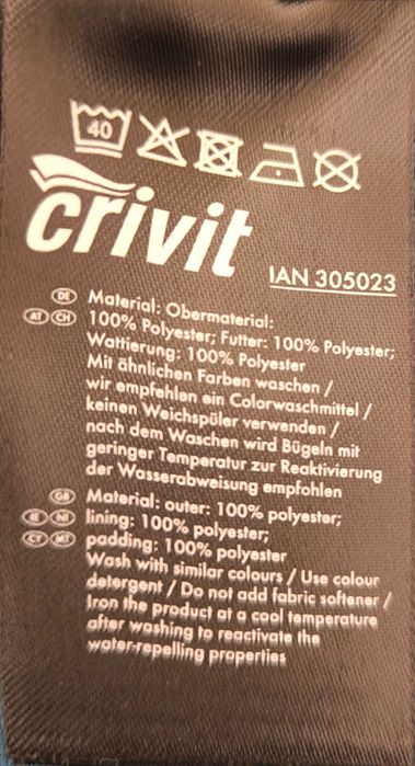 Crivit XXL чоловiчi гiрсько лижнi штани непромокаючi перчатки