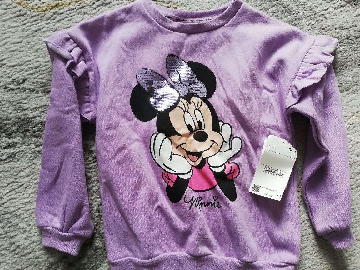 Bluza Minnie cekiny C&A 122