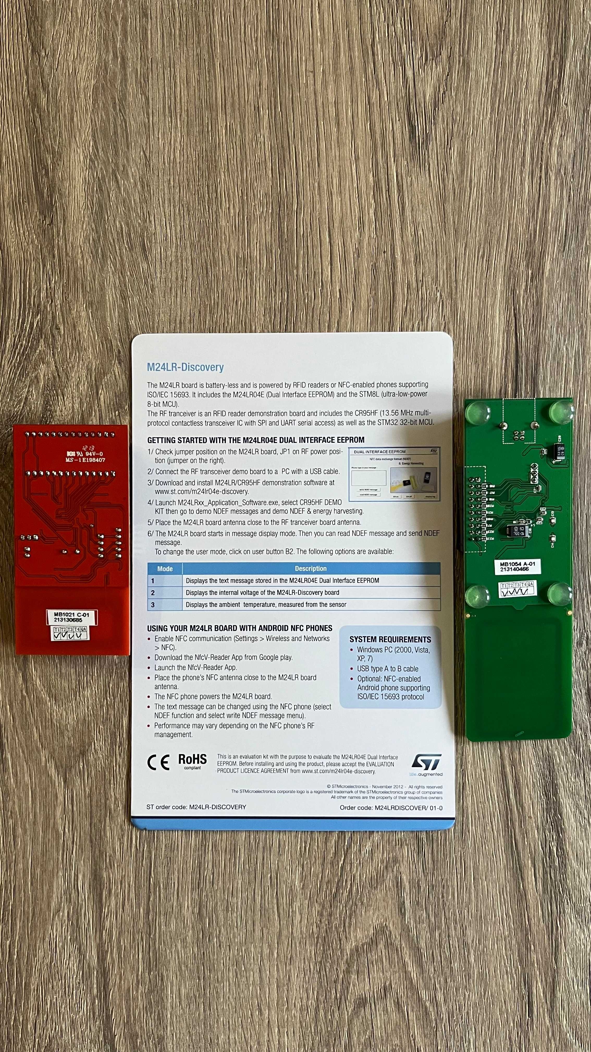M24LR Discovery - Zestaw Rozwojowy RFID/NFC z Dwustronnym EEPROM