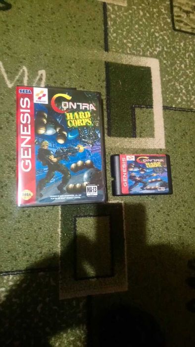 Contra Hard Corps (sega mega drive) в коробке