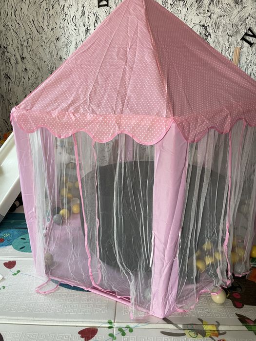Нова дитяча рожева палатка