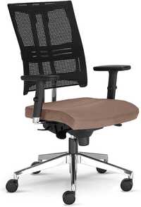 Nowy Styl Net-Motion Fotel biurowy beżowy i czarny