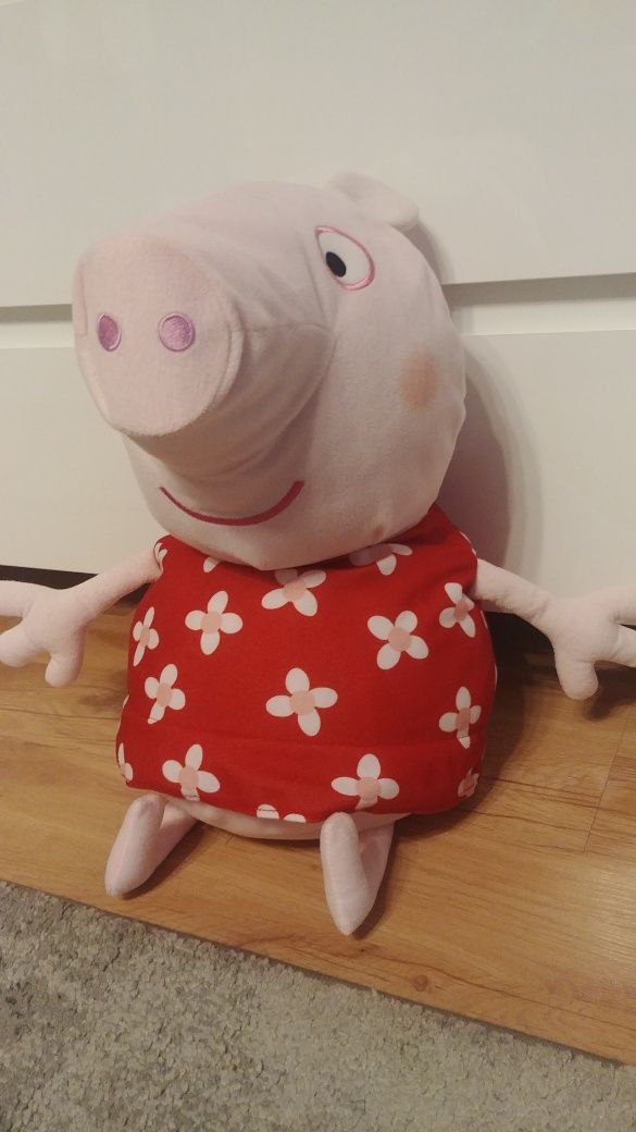Zestaw dla fanki świnki Peppy (duża maskotka + puzzle)