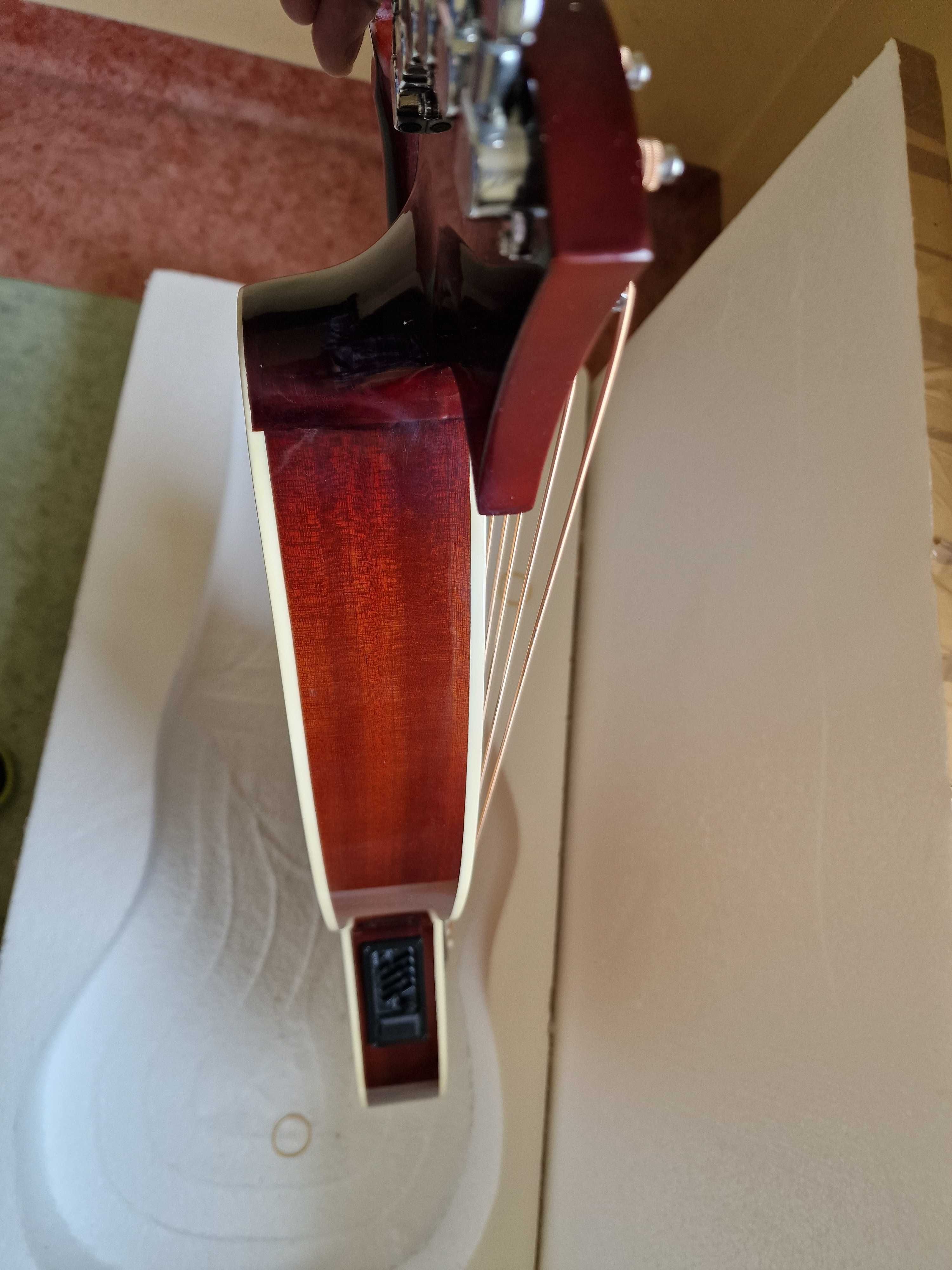 Gitara elektroakustyczna elektryczna Nowa, opłacone cło, podatek