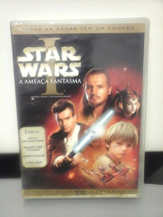 2 DVDs Star Wars I: A Ameaça Fantasma - Edição Especial Filme 2 DISCOS