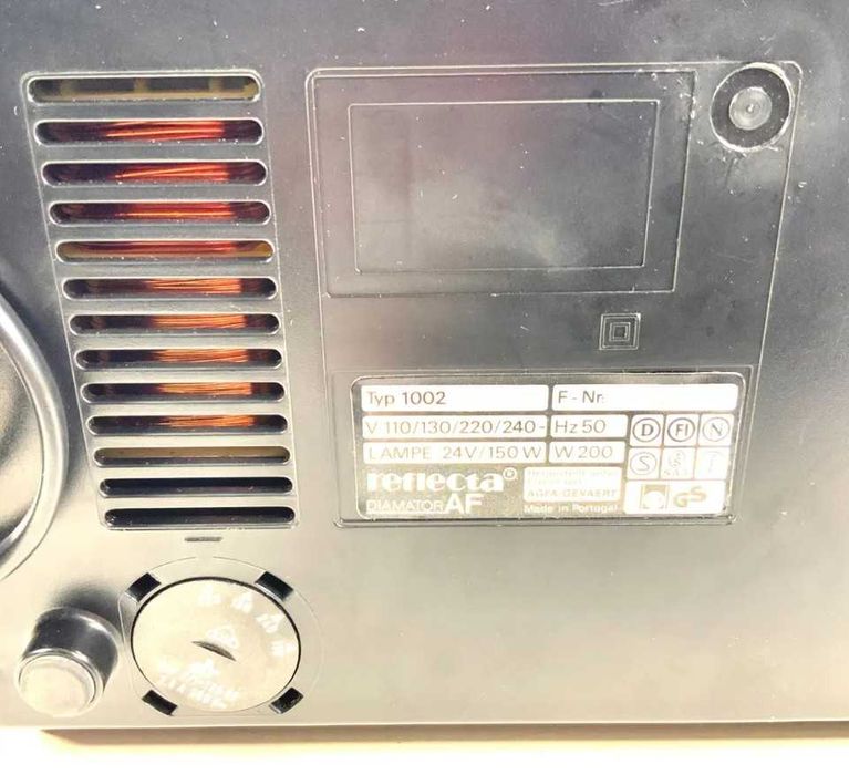 Projetor de slides Agfa Reflecta Diamator AF - Vintage