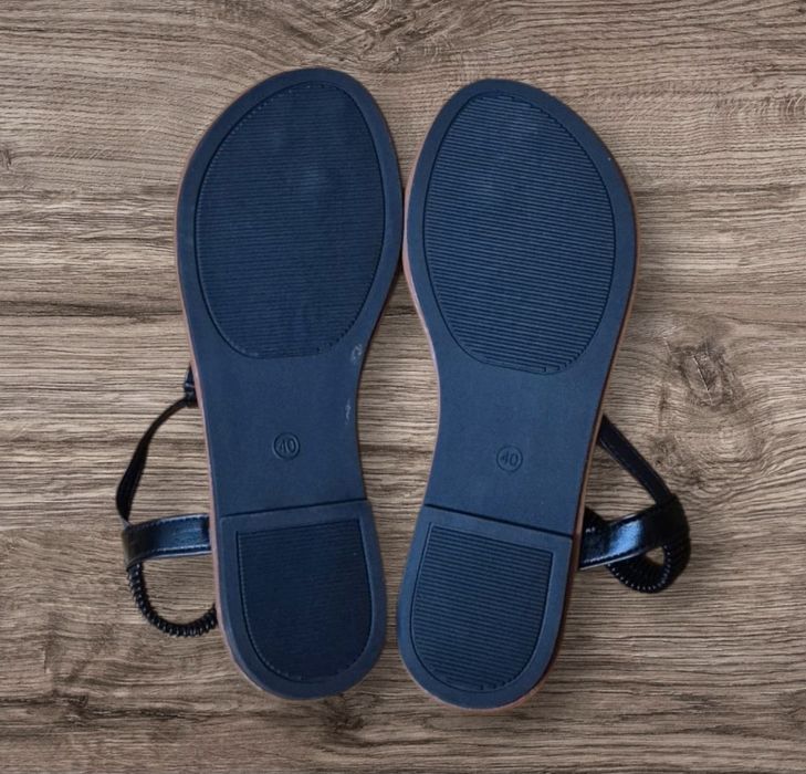 Sandálias Shein Pretas Tam 40