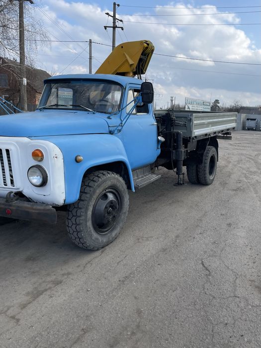 Газ 53 бортовой с гидрокраном