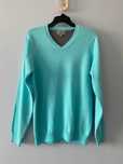 M & S Pulower swetr sweter niebieski 100 % bawełna eur S