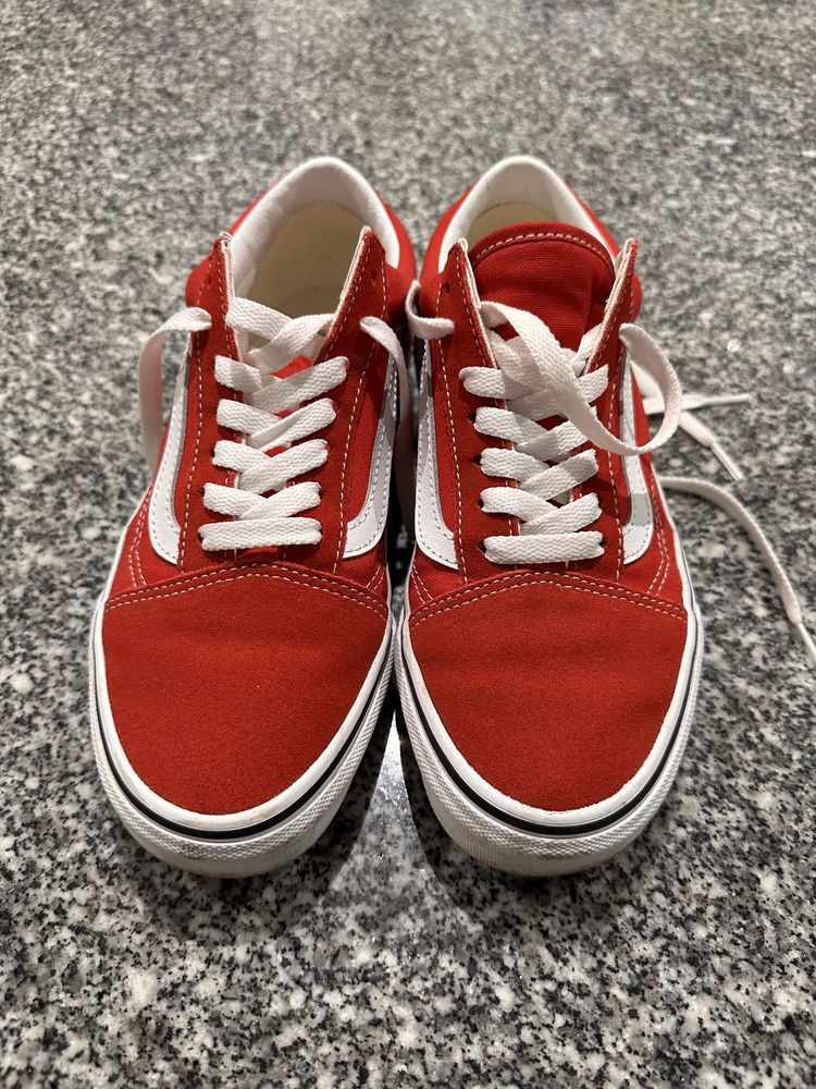 Tenis Vans vermelhos