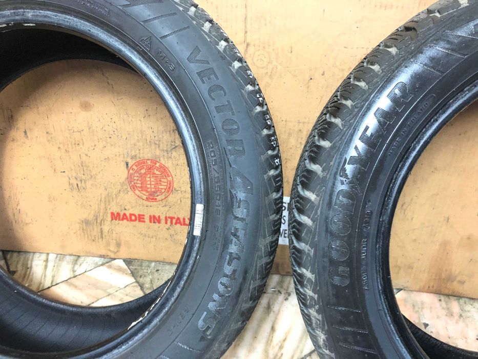 Opony Całoroczne x2 Goodyear Vector4Season 205/55R16 7mm 2018R -Montaż
