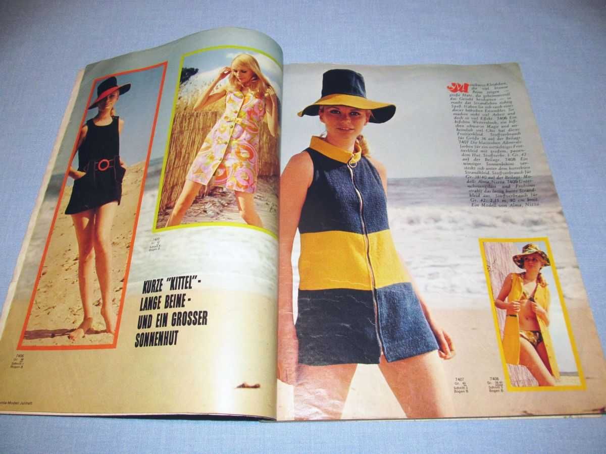 Burda Moden 7/1968 + wykroje Vintage