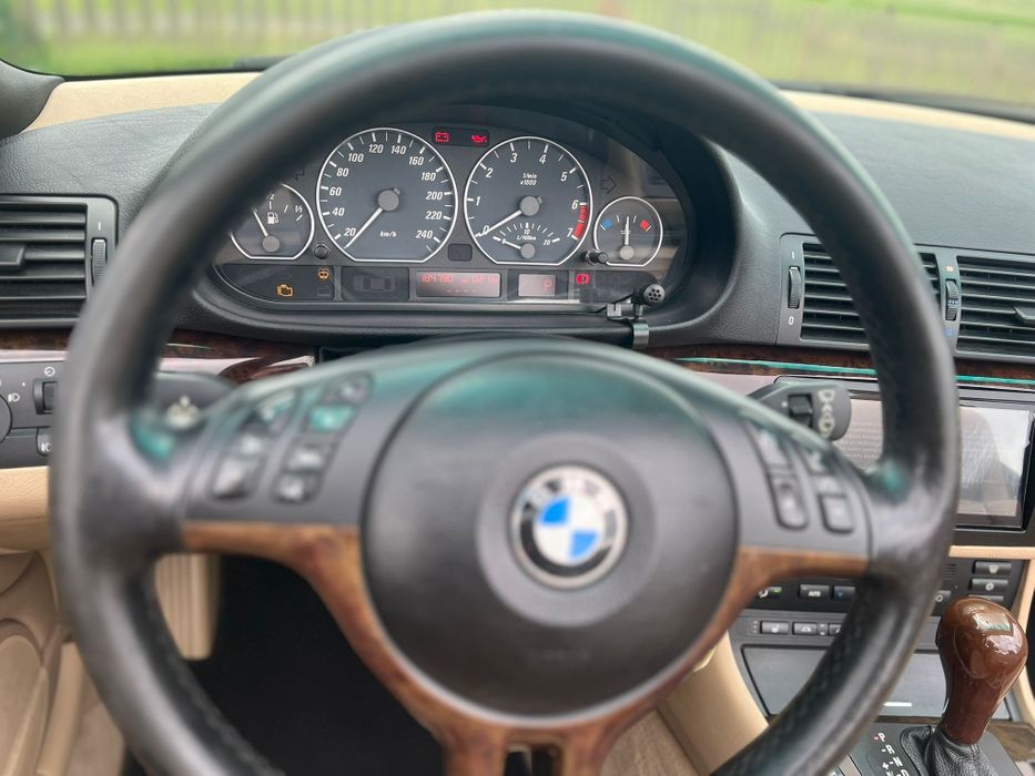 BMW E46 cabrio 3.0 automat, gaz.