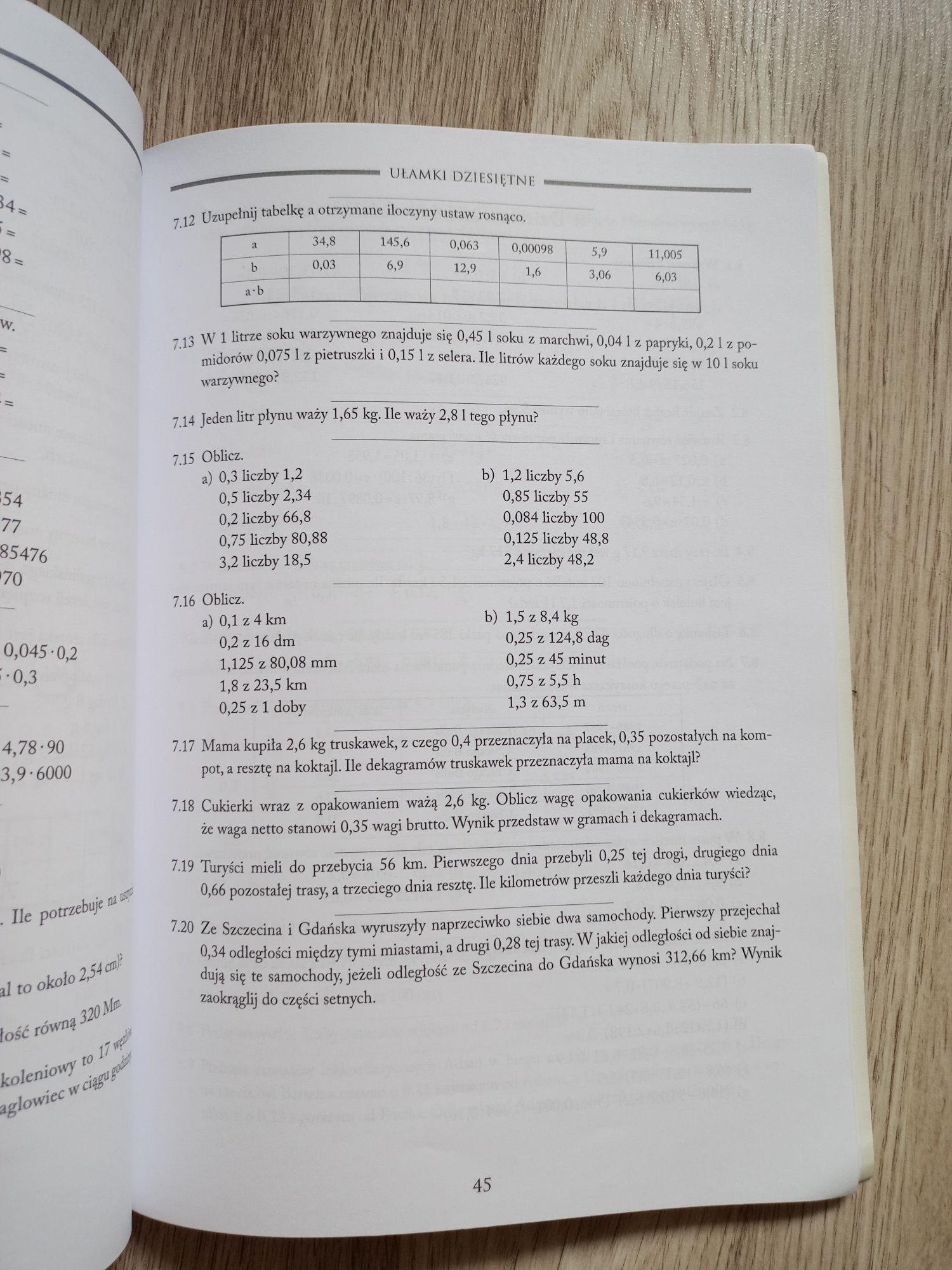 Zbiór zadań z matematyki dla klas IV-VI szkół podstawowych