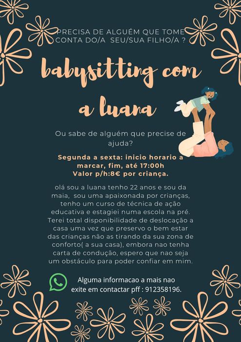 Serviço babysitting
