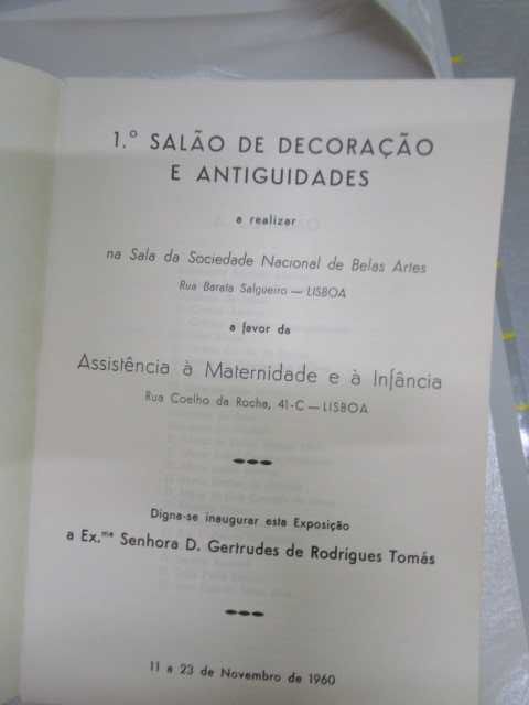 Primeiro salão antiguidades ano 1960