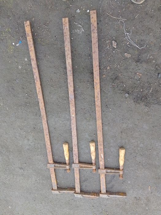 Ścisk stolarski, solidny 1200mm, stan bdb, 3 szt, cena za 1 szt, olx d