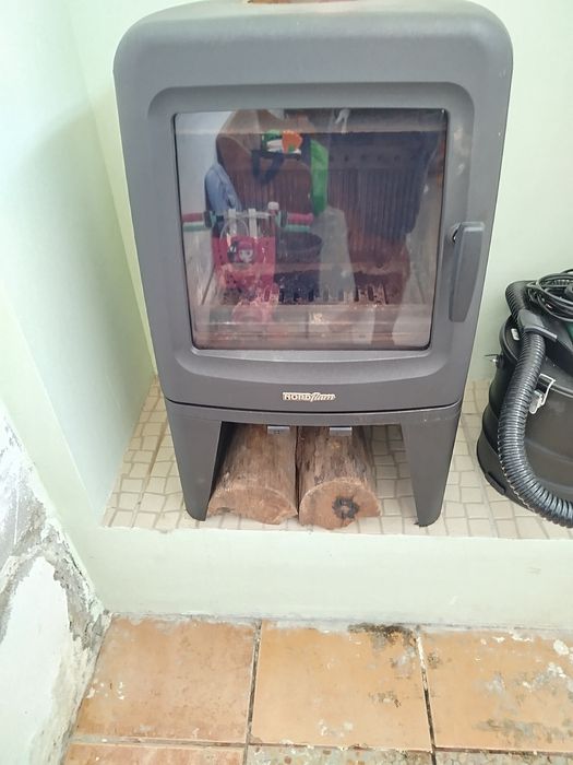 Salamandra a lenha Nordflam Carini 8kw