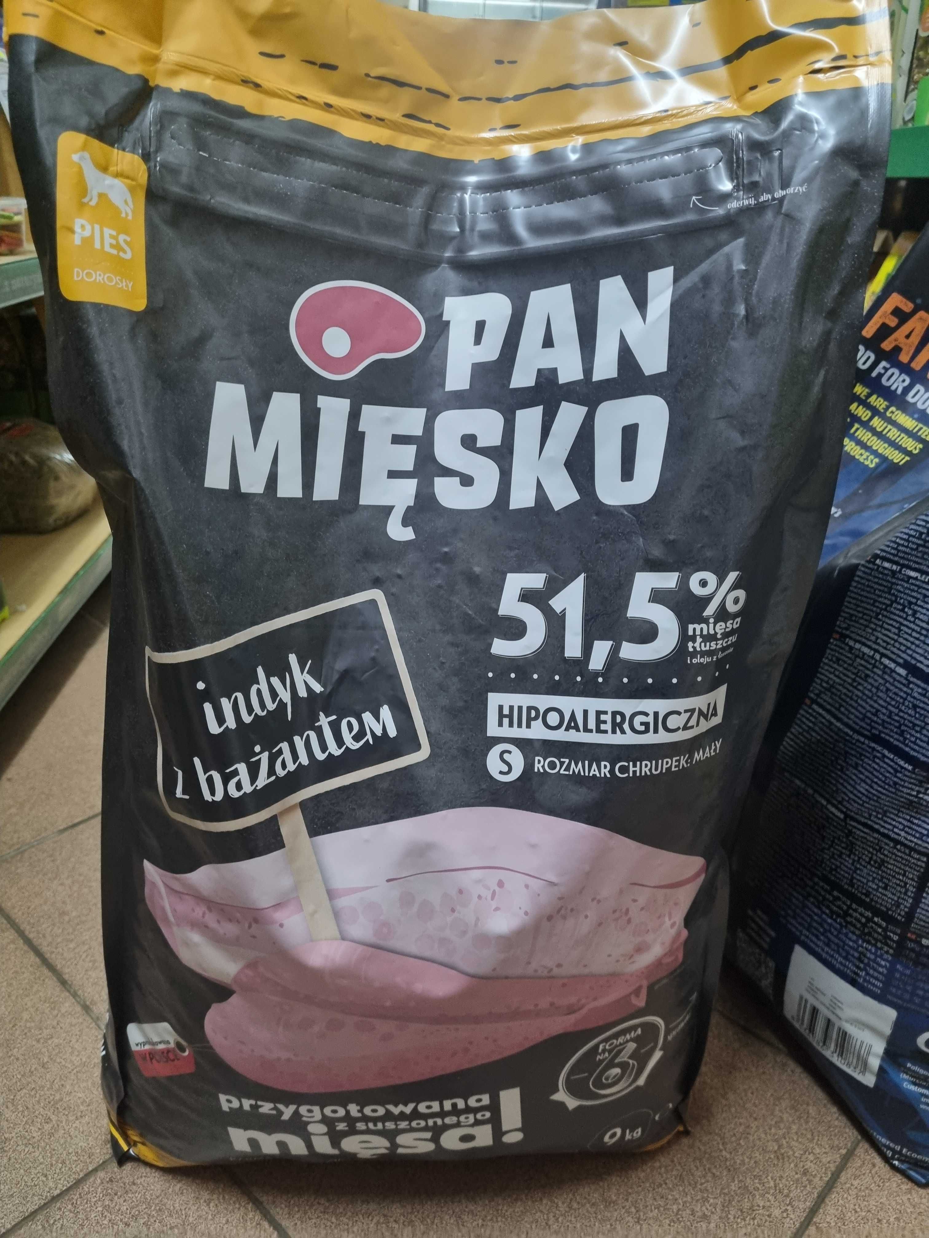 Pan Mięsko Indyk z Bażantem 9Kg