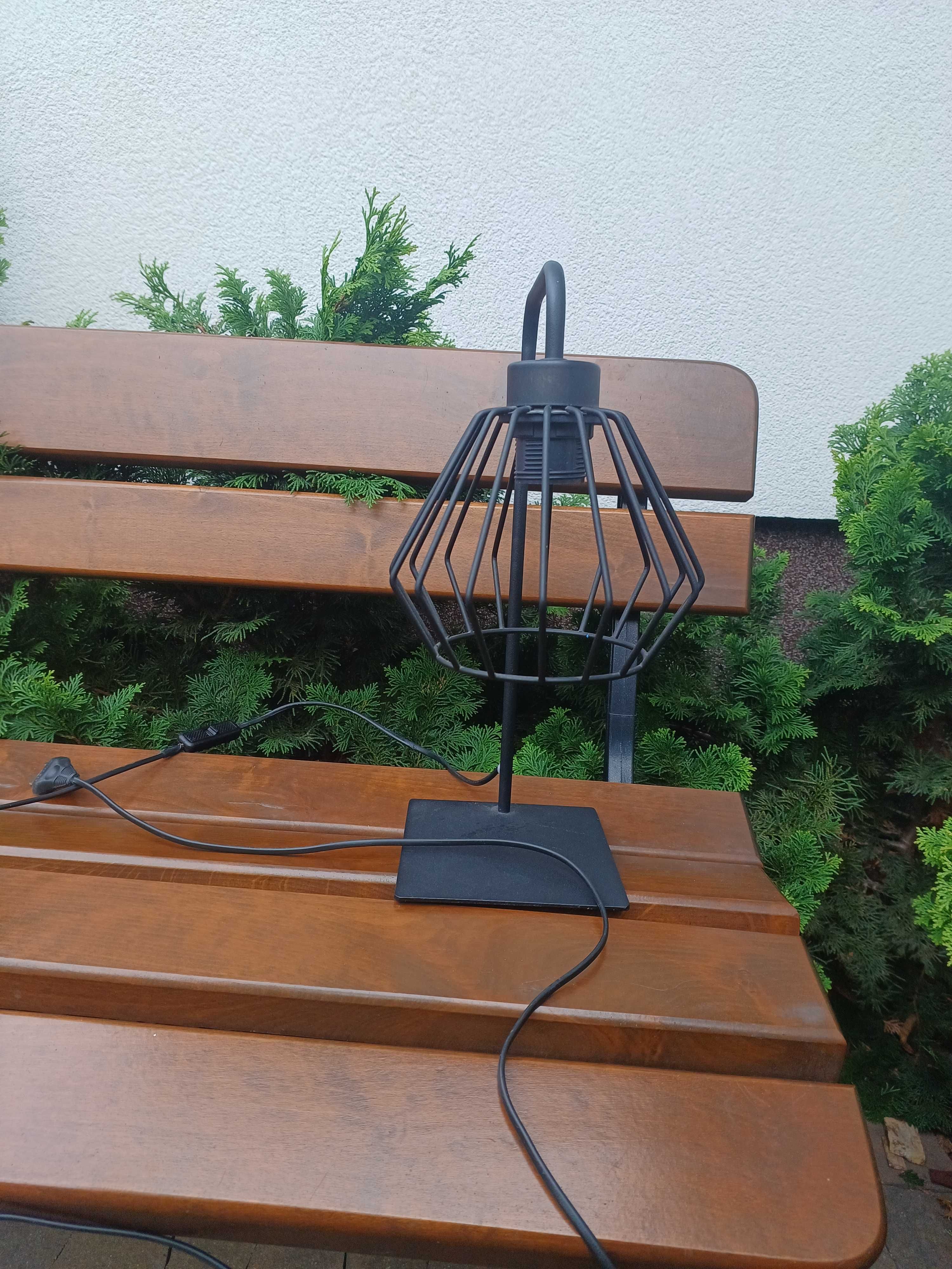 2 lampy metalowe