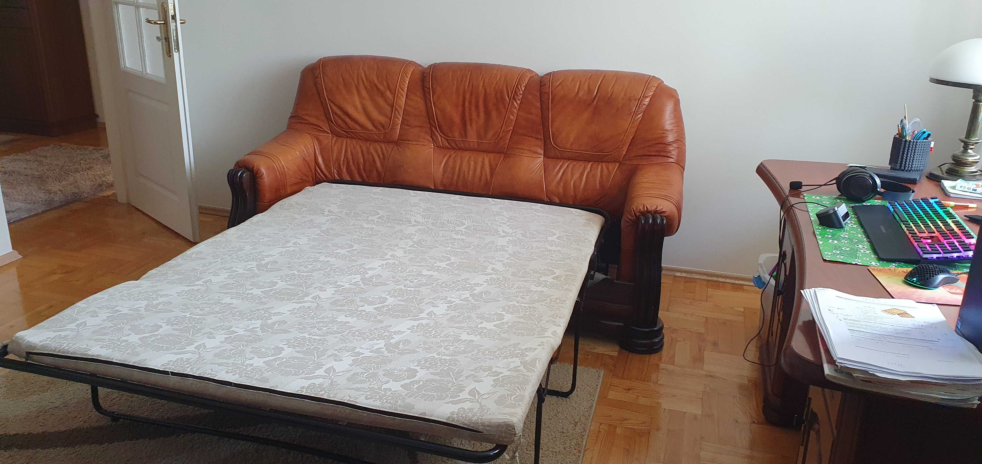 Skórzana kanapa Kler