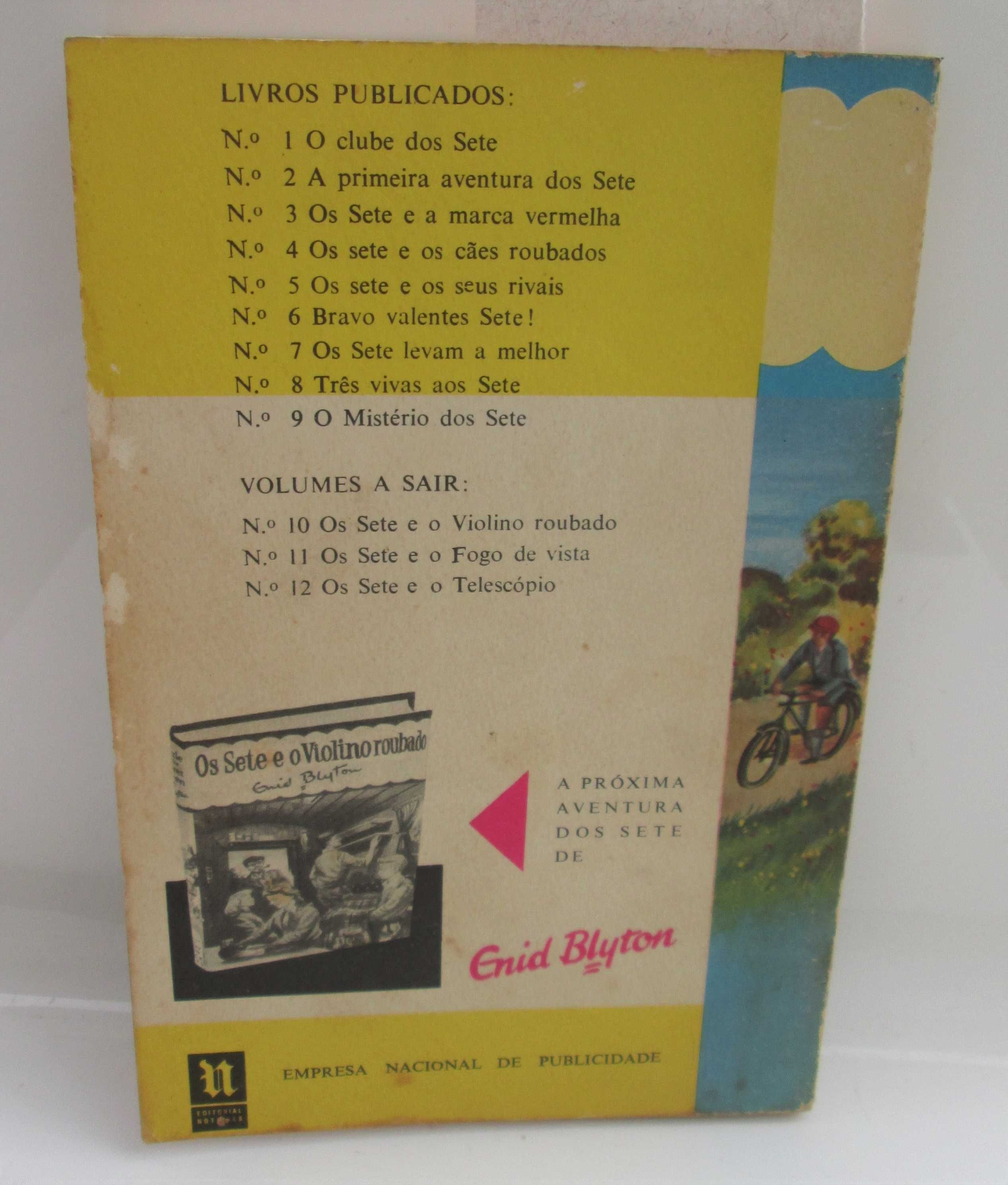 Livro O mistério dos Sete, Enid Blyton 1965