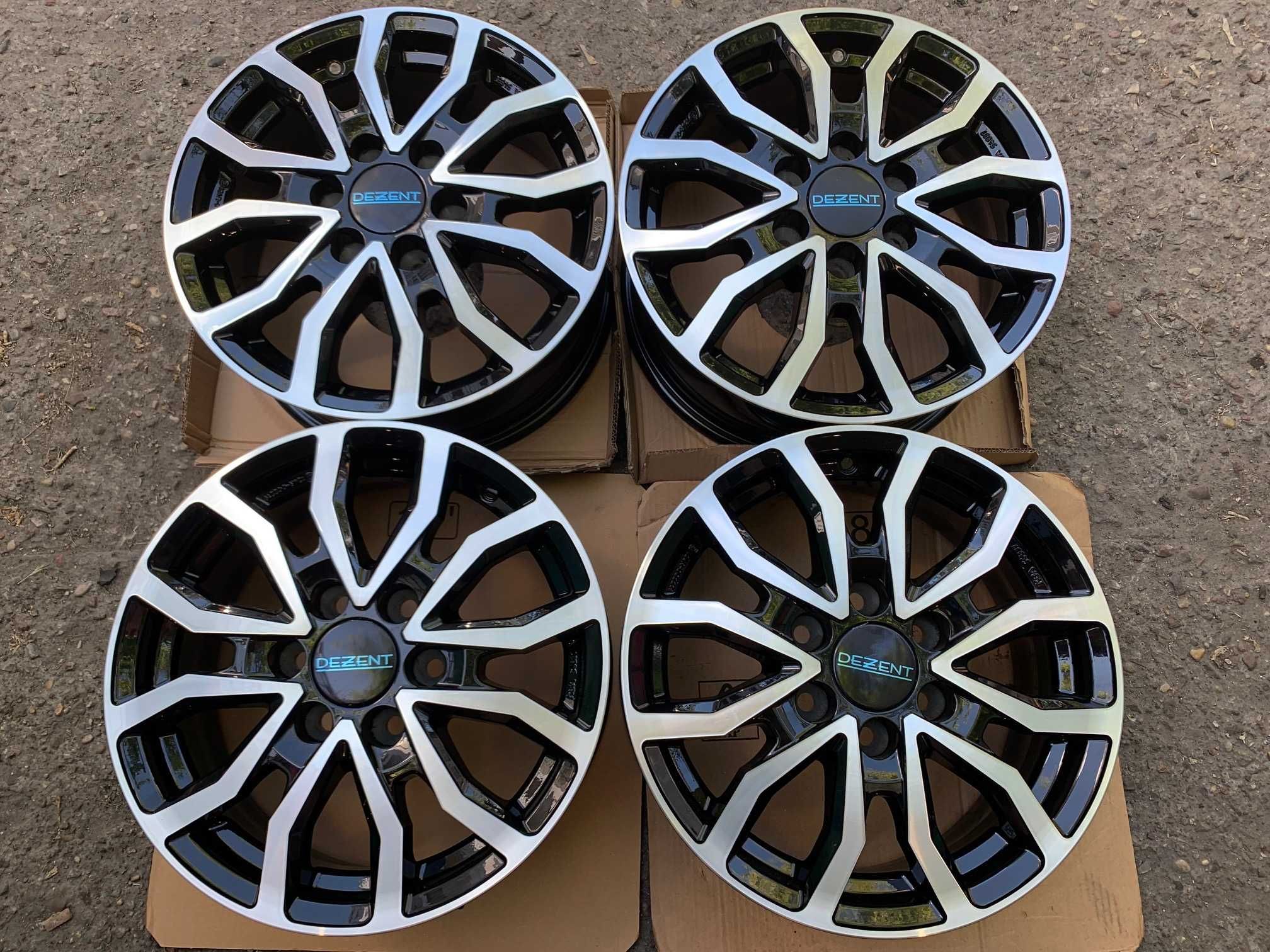 4x felgi DEZENT KC dark 16x6,5 roz. 6x120 ET 50 TRANSIT TRANSPORTER