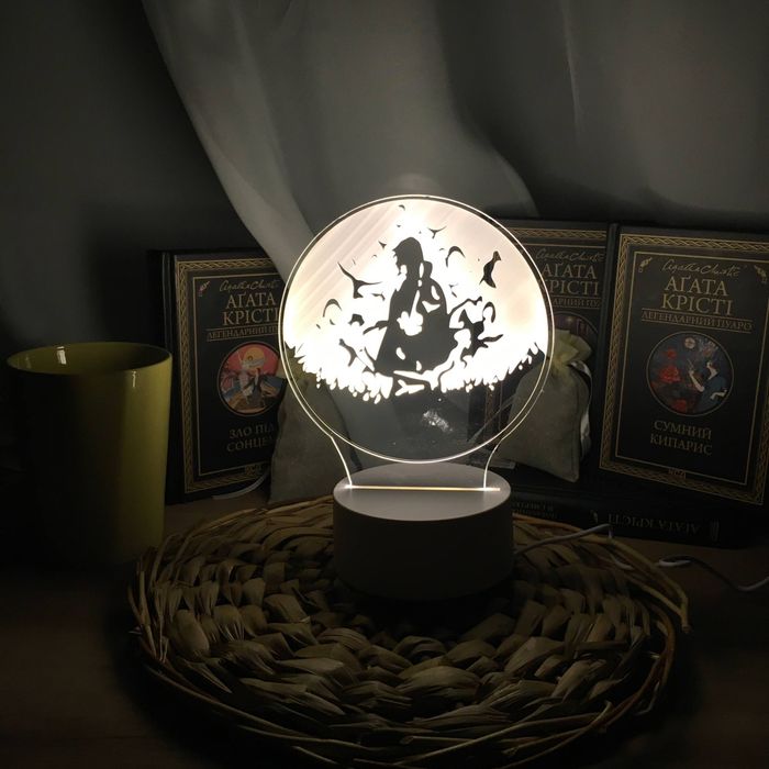 Атмосферний подарунок дитині 3D нічник з Аніме