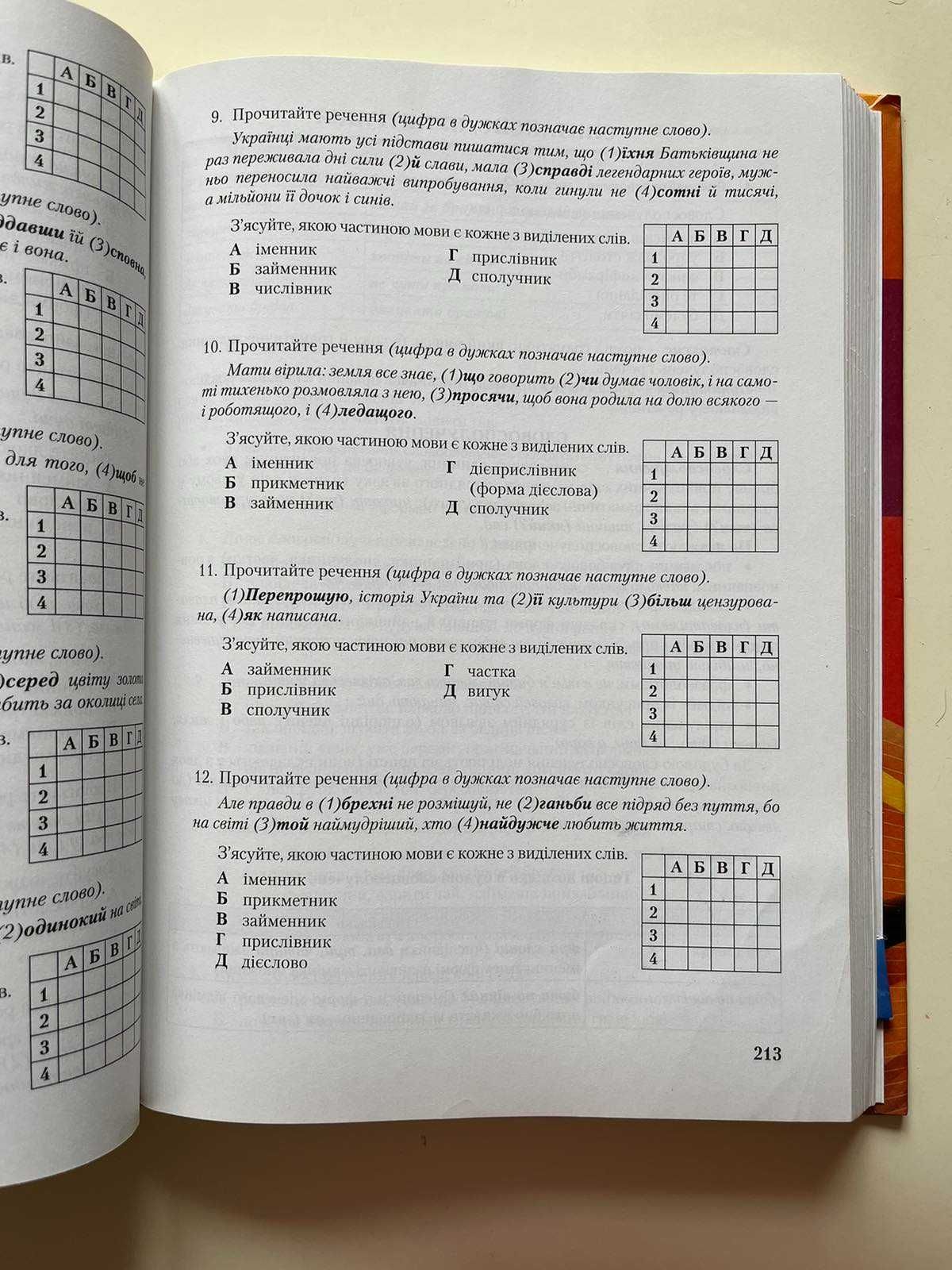 Книга ЗНО 2022. Українська мова та література. Частина 1