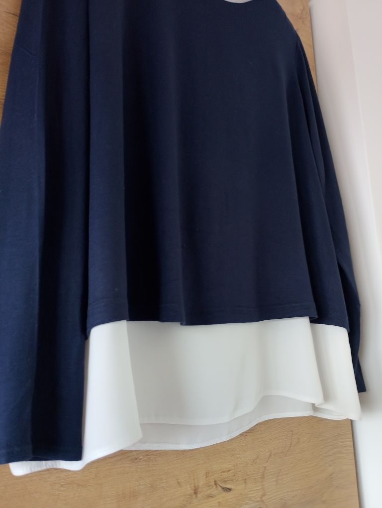 Elegancka dwuwarstwowa bluzka