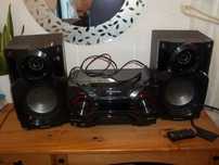 sistema hi-fi panasonic SA-AKX200 CD blootoothe música usb muito alto