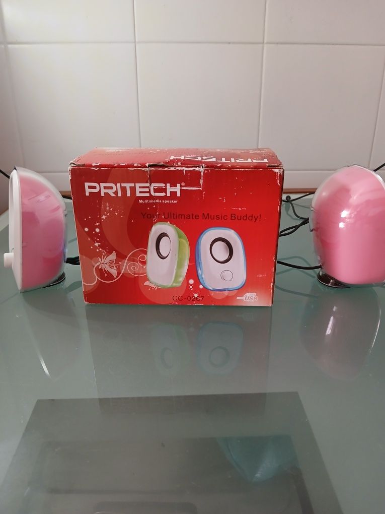 Nova coluna usb e jack