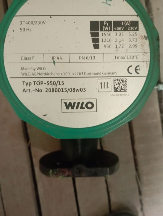Насос Wilo TOP S 50/15