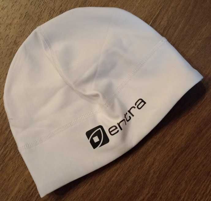 Biała sportowa czapeczka do biegania na rower unisex one size