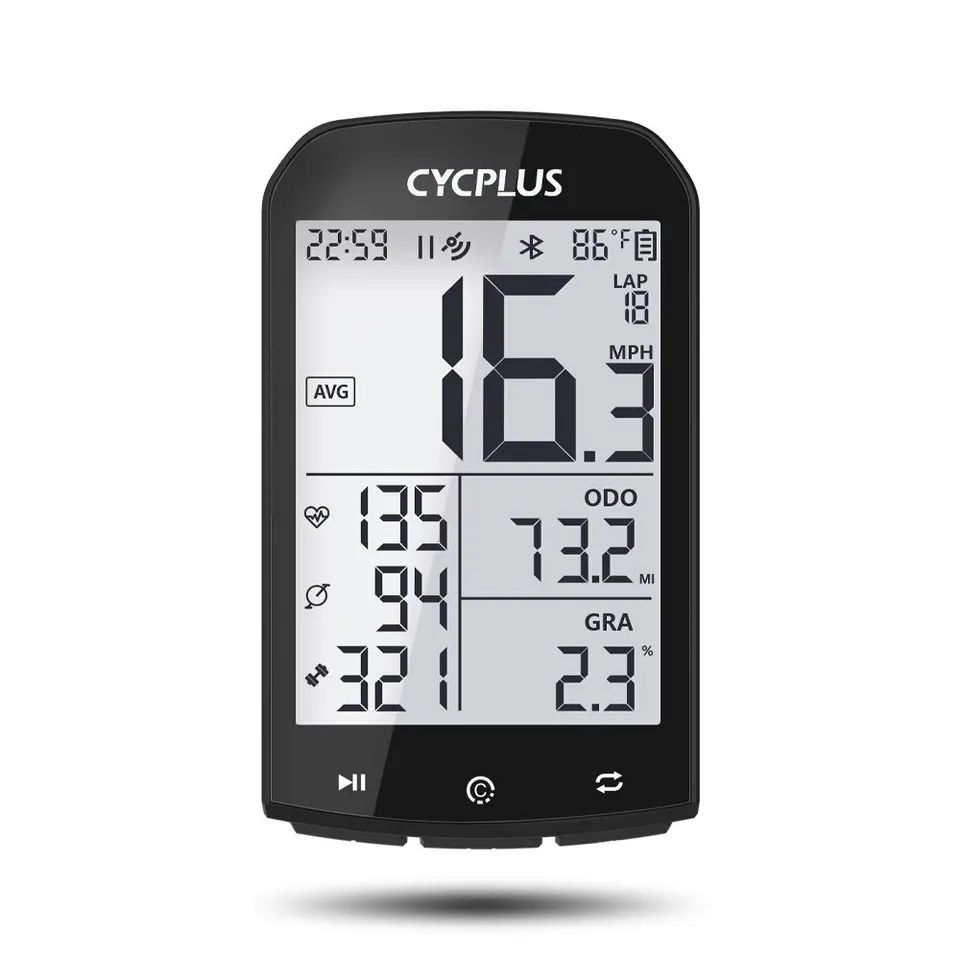 Licznik rowerowy CYCPLUS GPS + ramię komputer bezprzewodowy