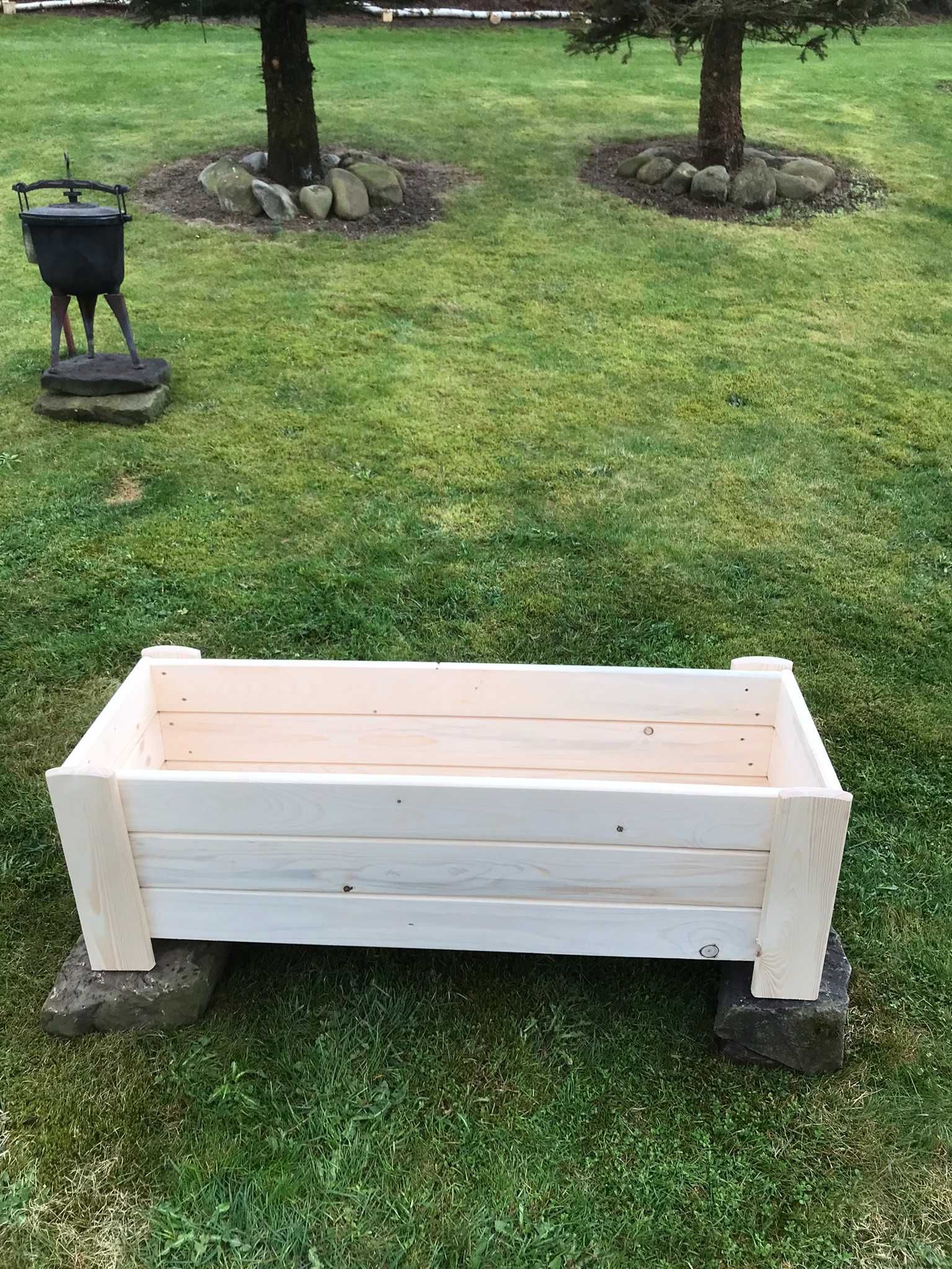 donica ogrodowa tarasowa duża 100 cm. 4 kolory lub drewno - wysyłka