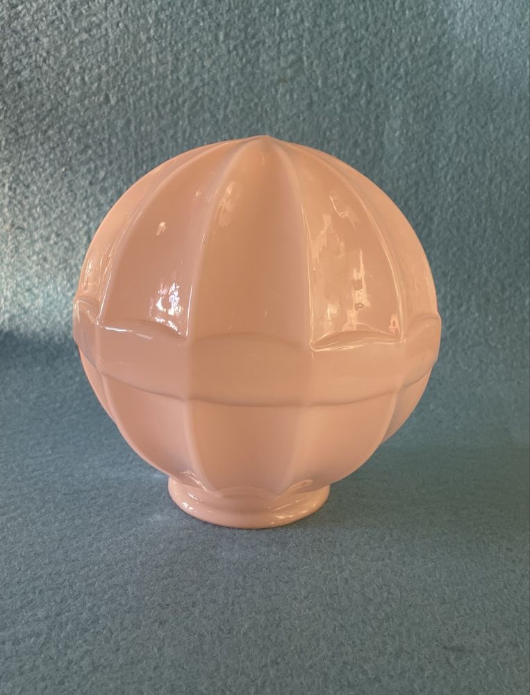 Globo opalino rosa antigo