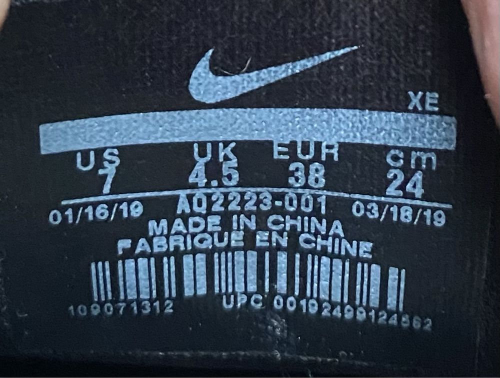 Кроссовки Nike Air Zoom Wildhorse 5 размер 38 стелька 24