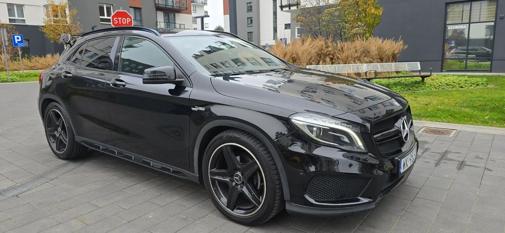 Mercedes-Benz GLA A45 AMG kamera cofania grzane fotele skóra tempomat Norma EURO 6