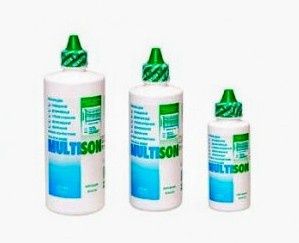 Розчин для контактних лінз Multison 100ml 240ml 375ml + конт або пінце