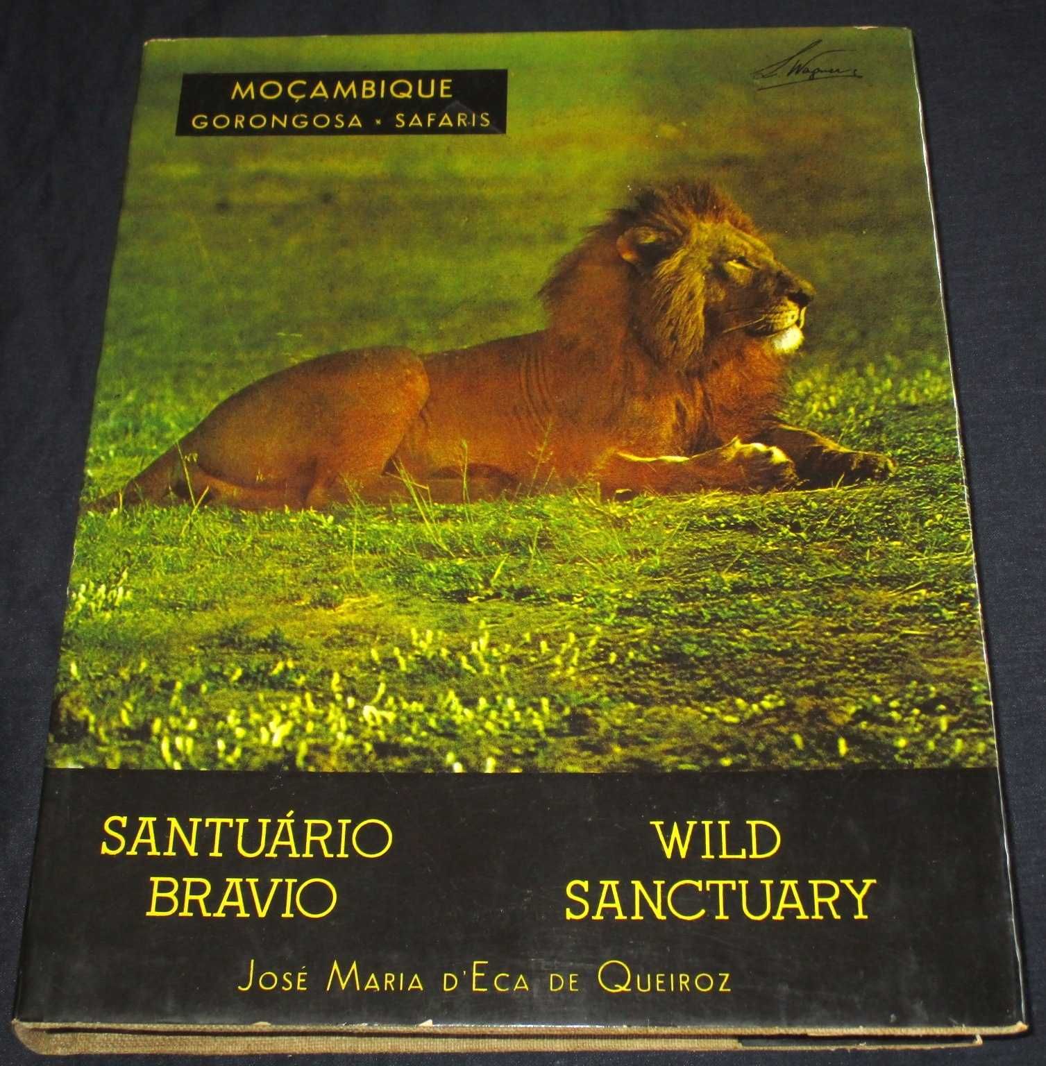 Livro Santuário Bravio Gorongosa e Moçambique Eça de Queiroz 1964