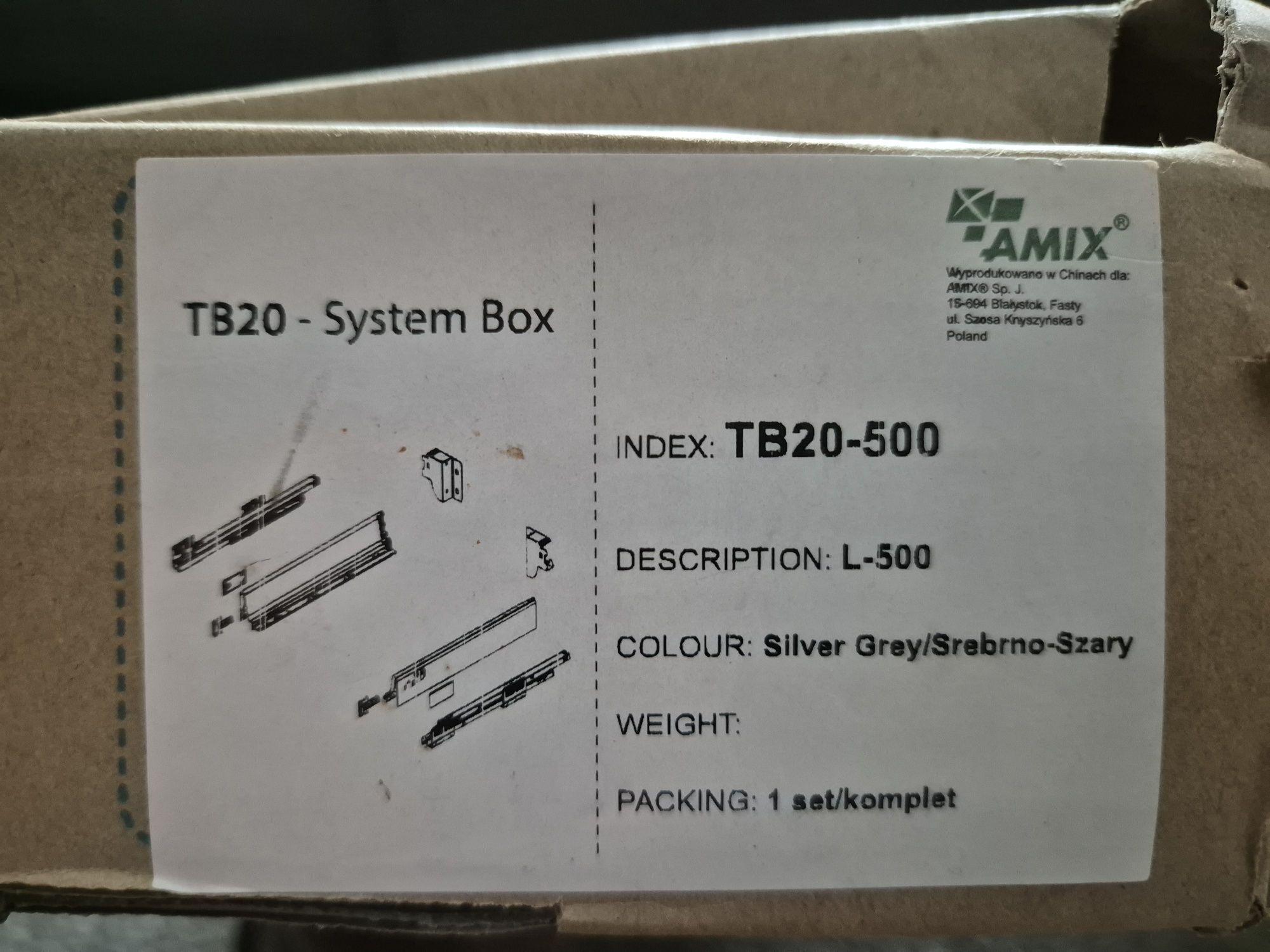 TB 20-500 System Box nowy