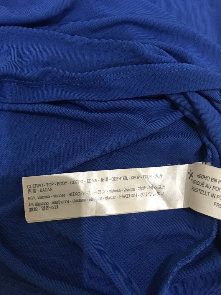 Massimo duti. Bluzka z opuszczanymi rękawkami